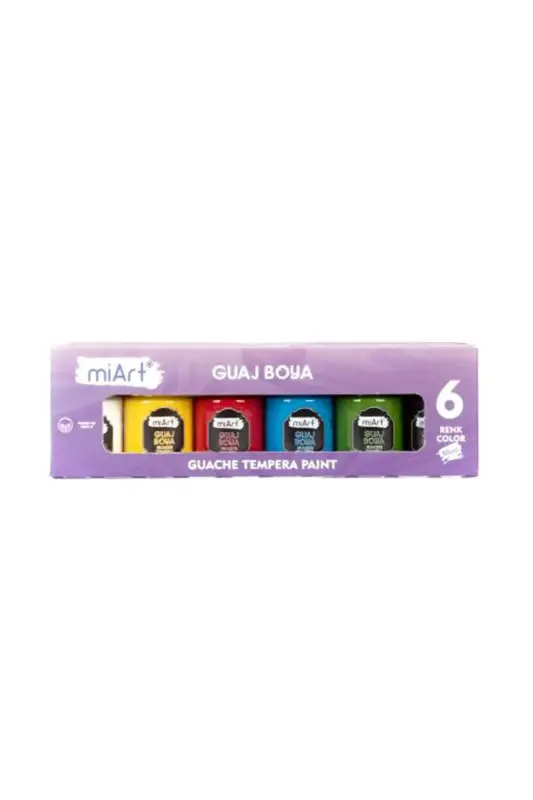 Miart Guaj Boya Tempera 30 ml 6 Lı - Miart