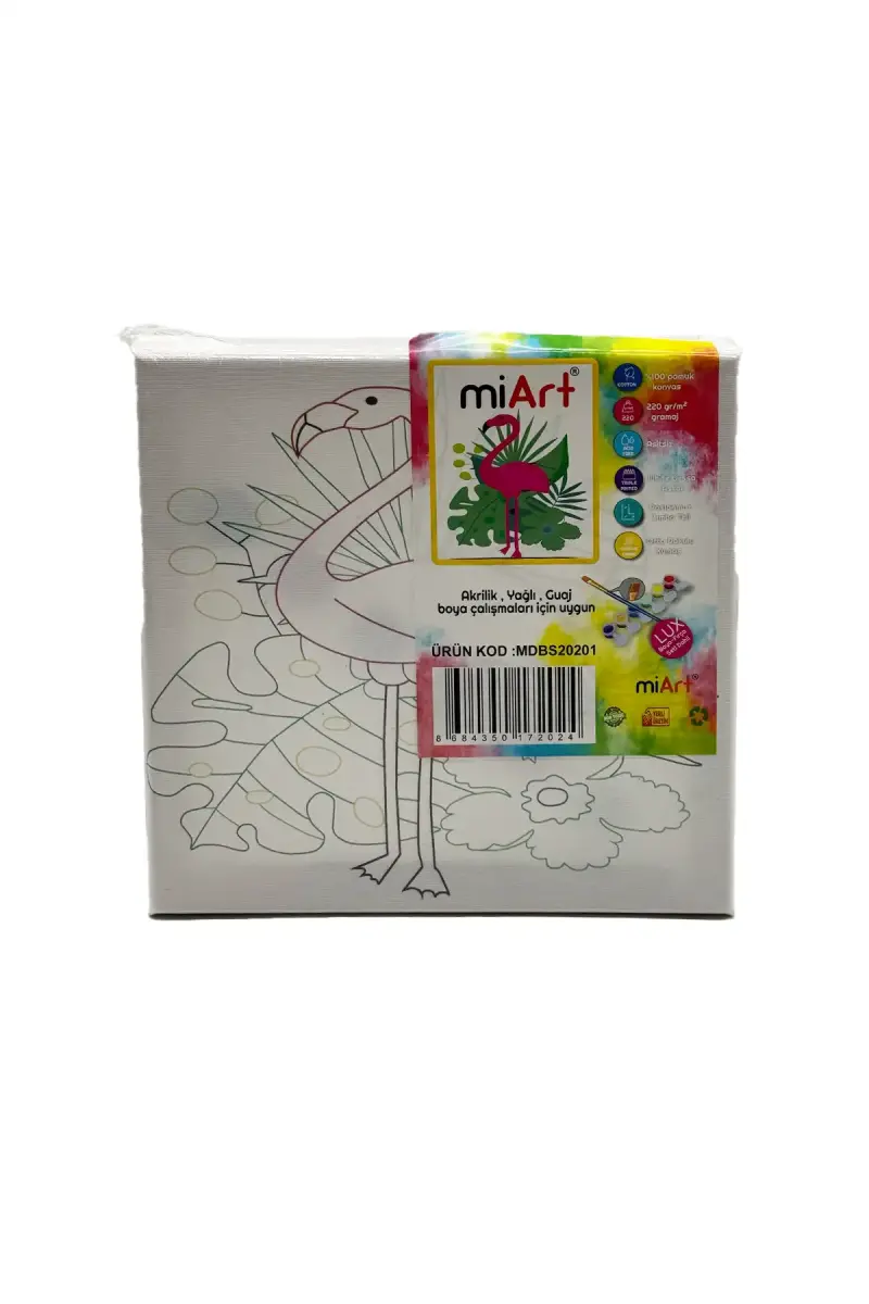 Miart Hobi Boyama Seti Flamingo 20x20 cm - 1