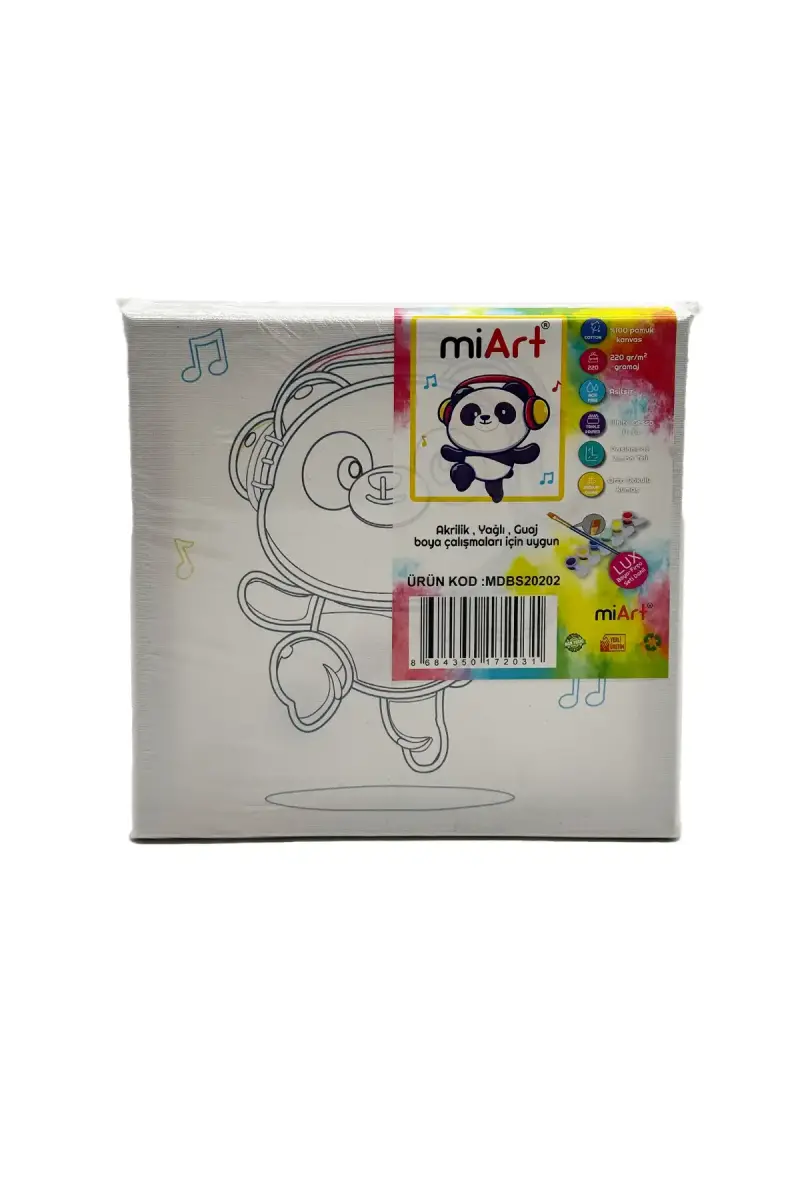 Miart Hobi Boyama Seti Panda 20x20 cm - 1