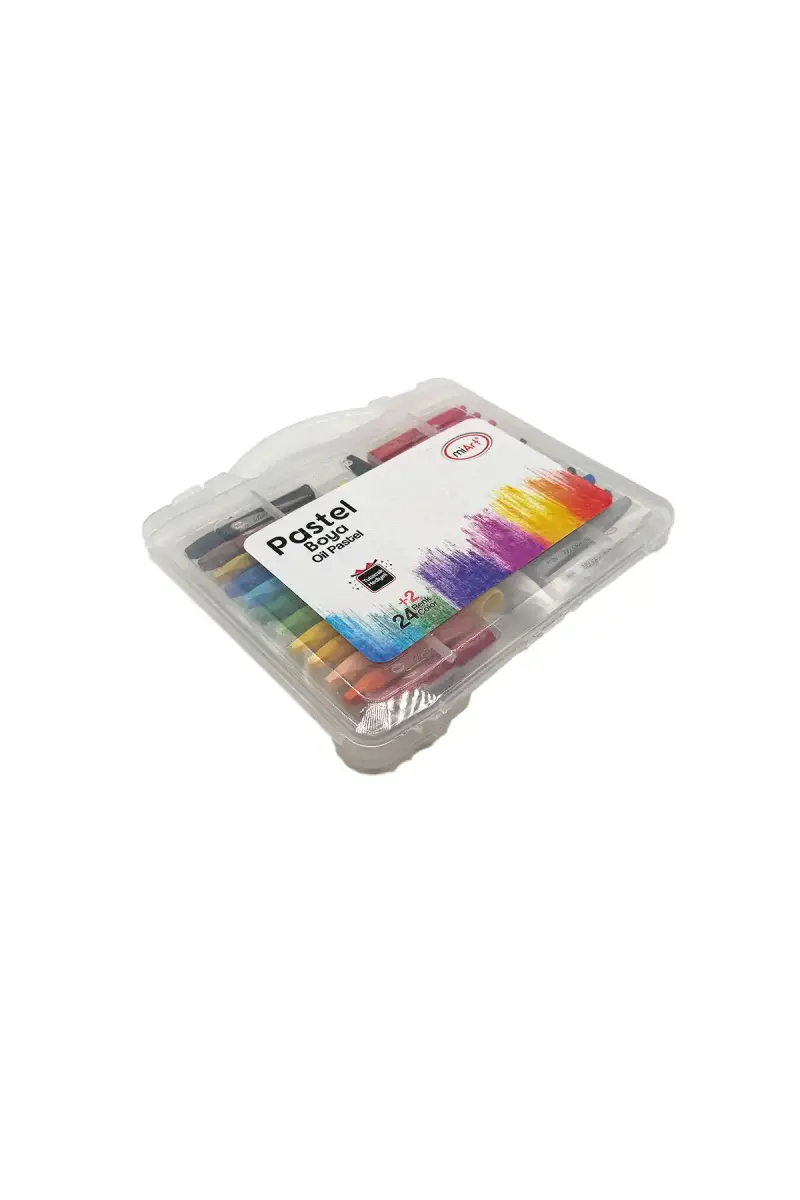 Miart Pastel Boya 24+2 Renk Çantalı - 1