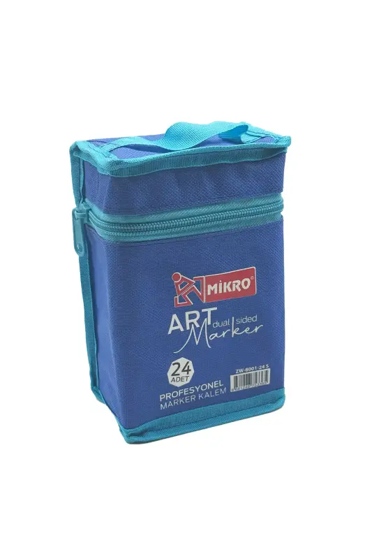 Mikro Art Çift Taraflı Marker Seti 24 Renk - 1