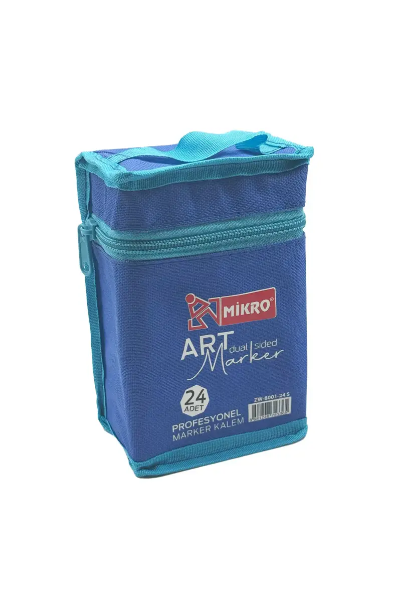 Mikro Art Çift Taraflı Marker Seti 24 Renk - 1