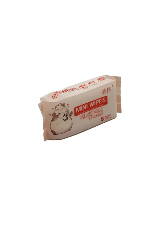 Mini Wipes Cep Tipi Islak Mendil 8 Li - Vagon