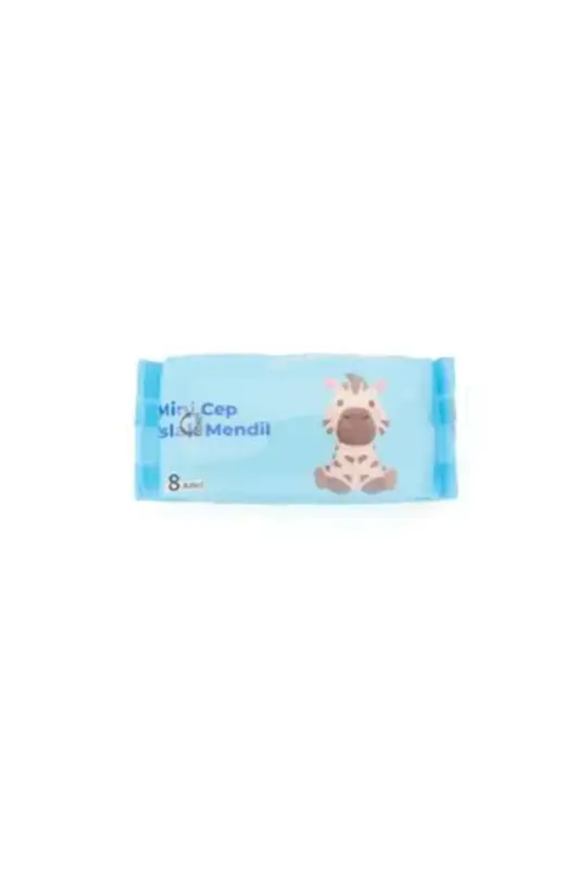 Mini Wipes Cep Tipi Islak Mendil 8 Li - Vagon