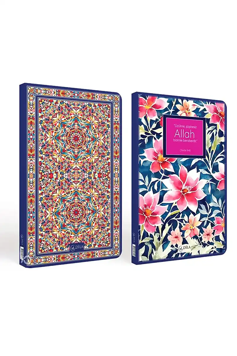 Motif Detaylı Çift Taraflı Ajanda