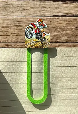Motokros Yarışçısı Kitap Ayracı - 2