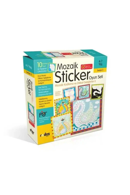 Mozaik Sticker Oyun Seti - Piar Kids