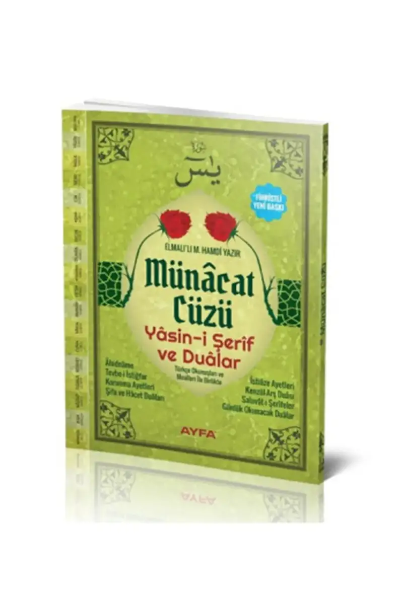 Münacaat Cüzü Yasin Ve Dualar Rahle Boy - Karton Kapak - 1