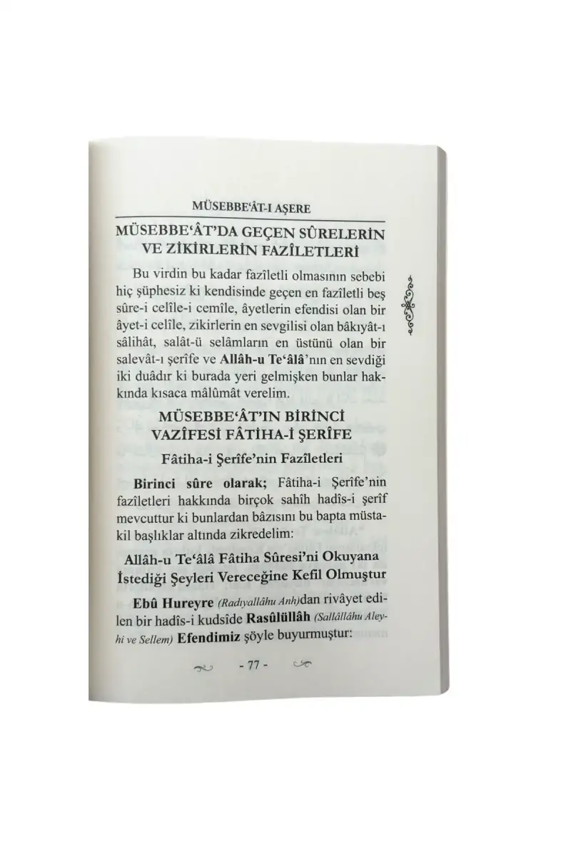 Müsebbeatı Aşere - 3