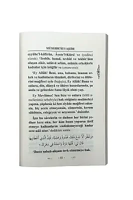 Müsebbeatı Aşere - 7