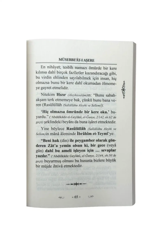 Müsebbeatı Aşere - 4