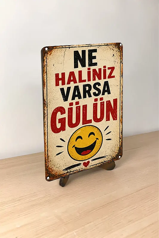 Ne Haliniz Varsa Gülün MiniDekor Magnet Ayaklı 9×13,5 cm - 2
