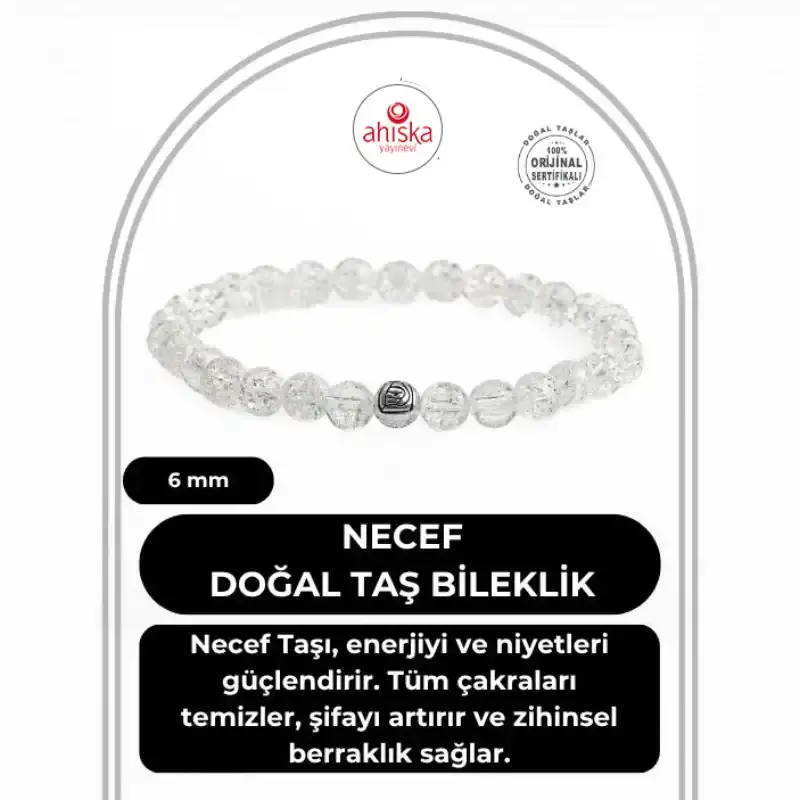 Necef 6mm Doğal Taş Bileklik
