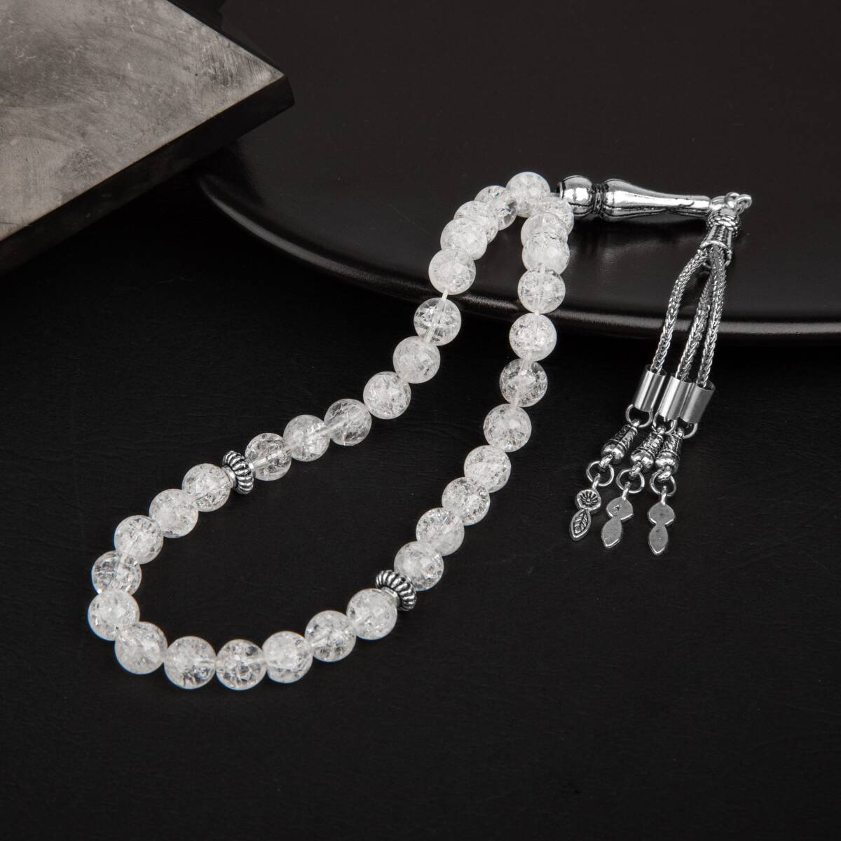 Necef Doğal Taş Tesbih 33lük - 8mm - 1