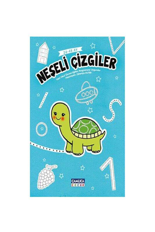 Neşeli Çizgiler 36-48 Ay - Çamlıca Çocuk Yayınları