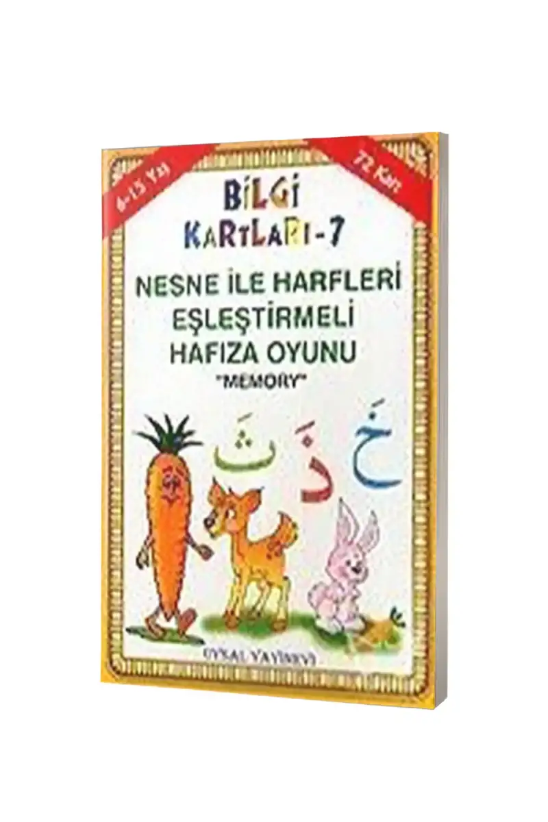 Nesne İle Harfleri Eşleştirmeleri Hafıza Oyunu - Bilgi Kartları 7 - 6-15 Yaş - 1