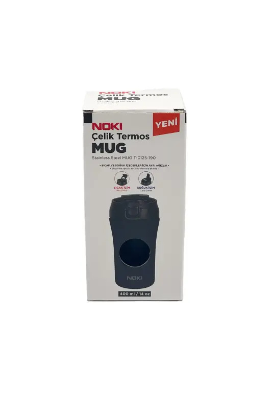 Noki Çelik Kahve Kupası Siyah 370 Ml - Noki