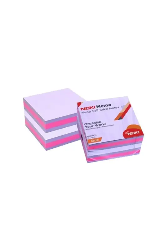 Noki Memo 75*75 Neon Ebruli Küp Blok 450 Sf - Noki