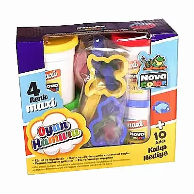 Nova Color Oyun Hamuru Maxi 4 Lü Oyuncaklı - 4