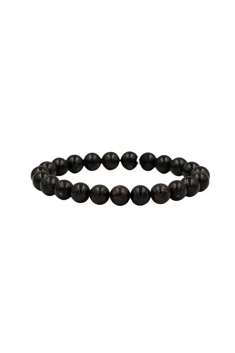 Nuummite 8mm Doğal Taş Bileklik