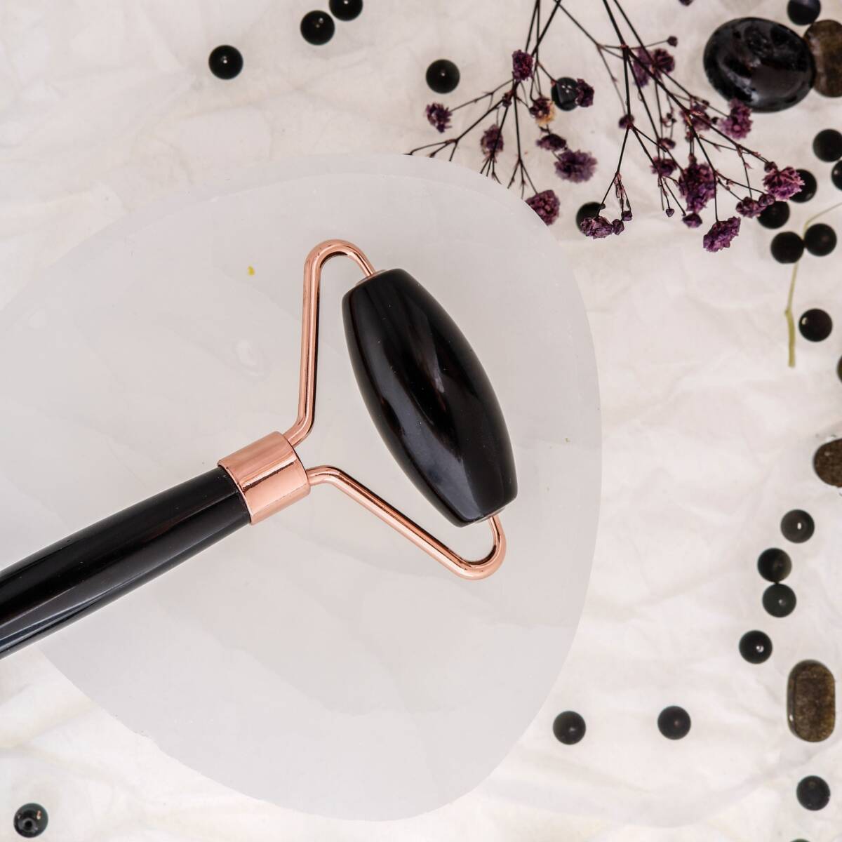 Obsidyen Taşı Roller Masaj Aleti - 2