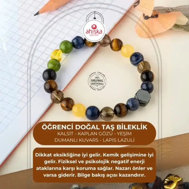 Öğrenci Doğal Taş Bileklik