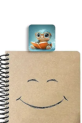 Okuyan Kaplumbağa Kitap Ayracı - 2