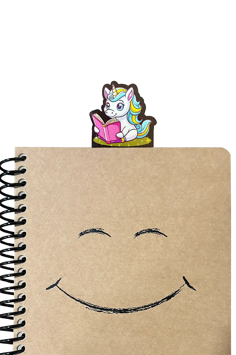 Okuyan Unicorn Kitap Ayracı - 1