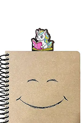 Okuyan Unicorn Kitap Ayracı - 2