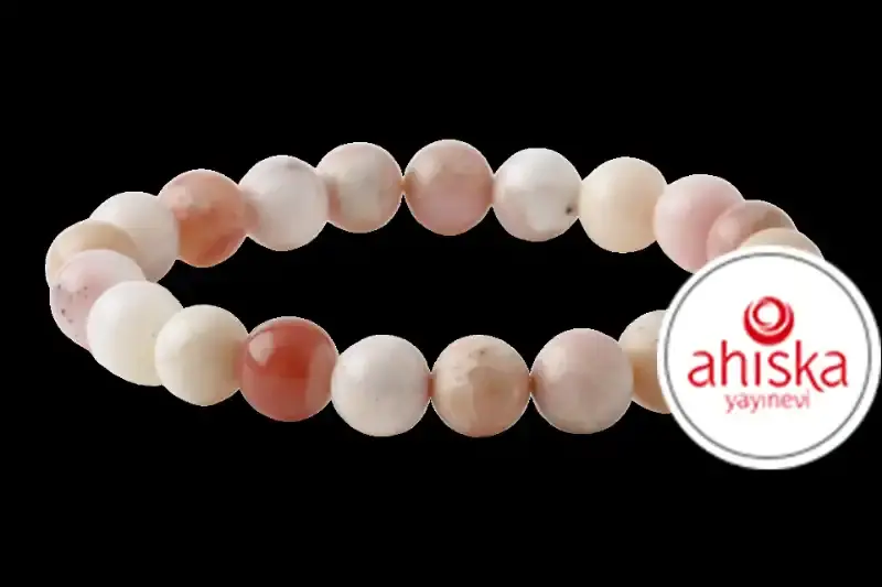 Opal Pembe 10mm Doğal Taş Bileklik