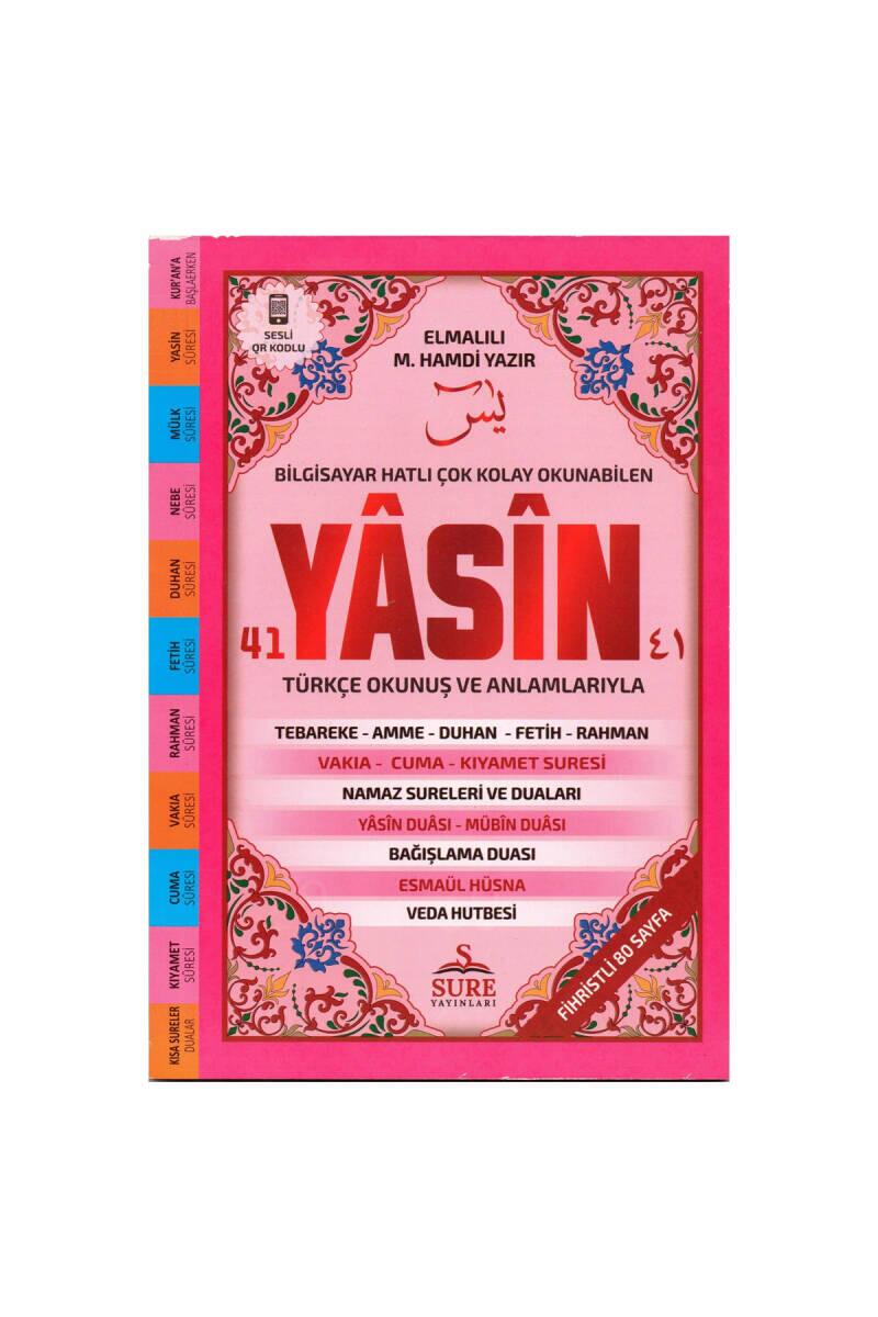 Orta Boy Yasini Şerif Pembe 80 Sayfa - 1