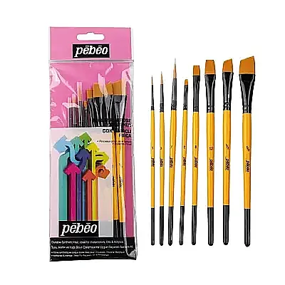 Pebeo Set-6 8 Lı Suluboya Fırça Seti - Pebeo