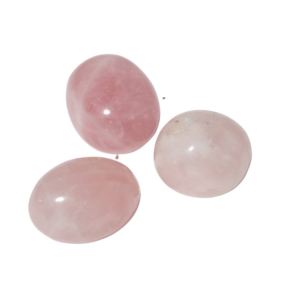 Pembe Kuvars (Gül Kuvars) Doğal Taş Tımbıl El Taşı - 2