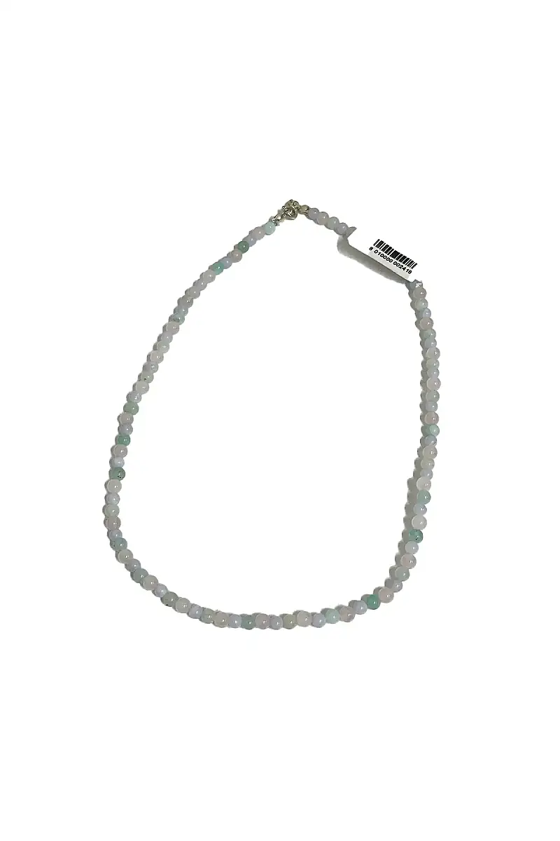 Pembe Kuvars Kalsedon Amazonit Bileklik 4 mm Doğal Taş Bileklik - 1