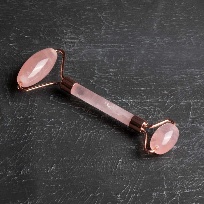 Pembe Kuvars Taşı Roller Masaj Aleti - 3
