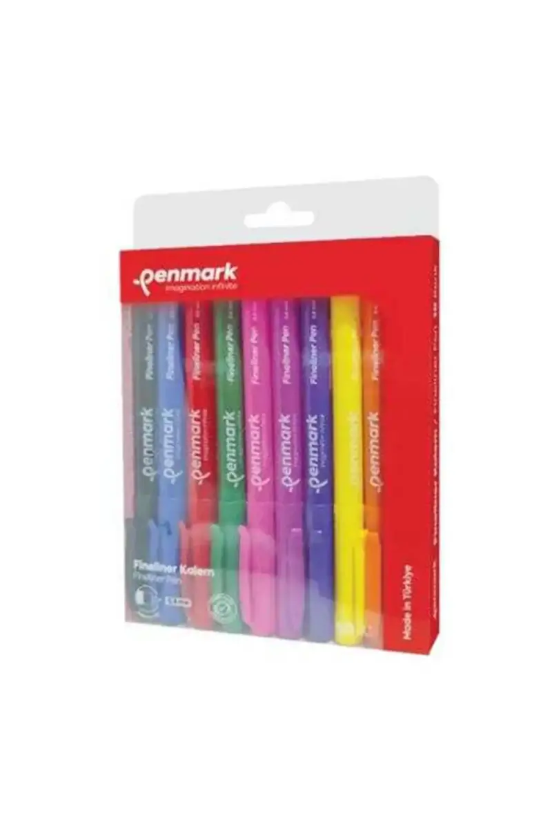 Penmark Fineliner Kalem 0.6 mm Japon Uç 10 Lu - 1