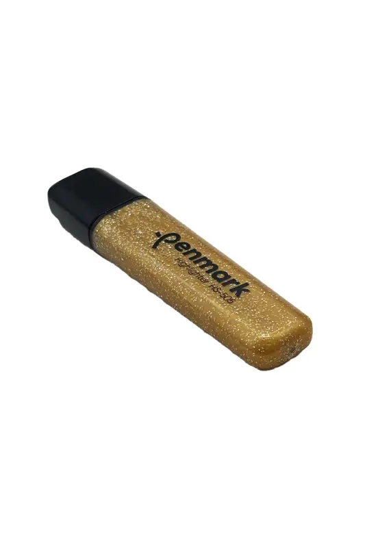 Penmark Fosforlu Kalem Metal Simli Altın - Penmark