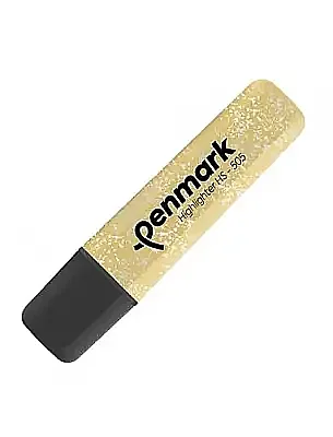 Penmark Fosforlu Kalem Metal Simli Altın - 3
