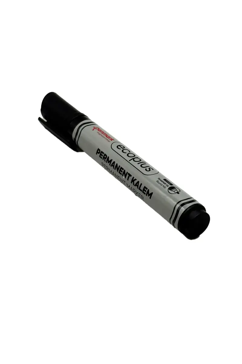 Penmark Siyah Markör Kalemi Permanent Yuvarlak Uç Ecoplus - 1