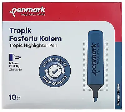 Penmark Tropik Fosforlu Kalem Uzay Mavi - Penmark