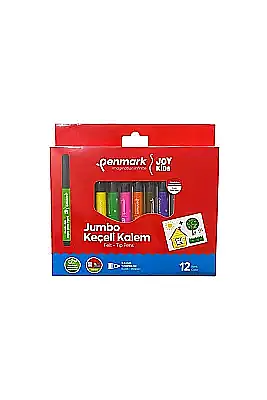 Penmark Yıkanabilir Süper Jumbo Keçeli Kalem 12 Li - 2