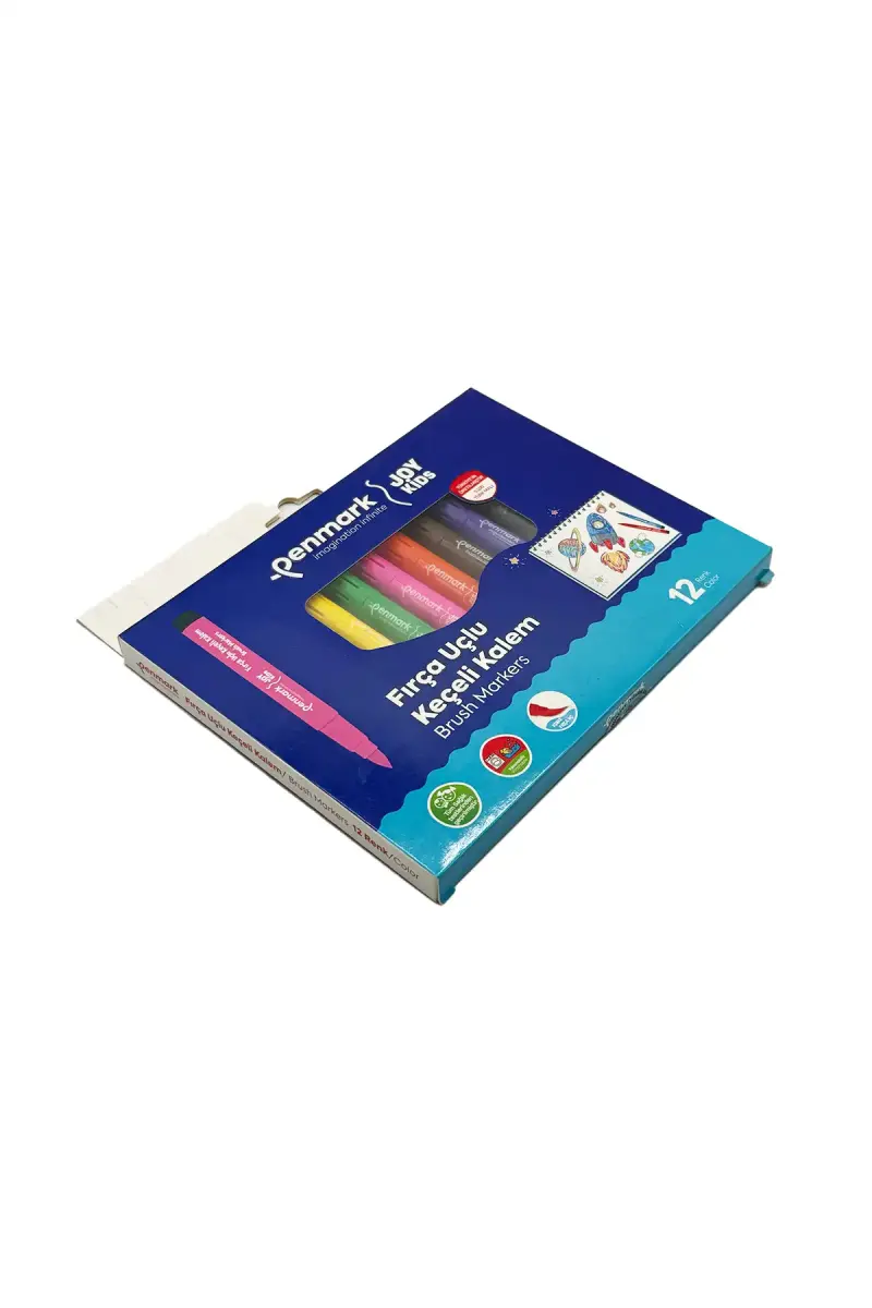 Penmark Yıkanabilir Süper Jumbo Keçeli Kalem Brush Uç 12 Li - 1