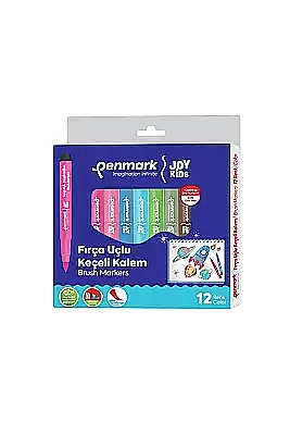 Penmark Yıkanabilir Süper Jumbo Keçeli Kalem Brush Uç 12 Li - 3