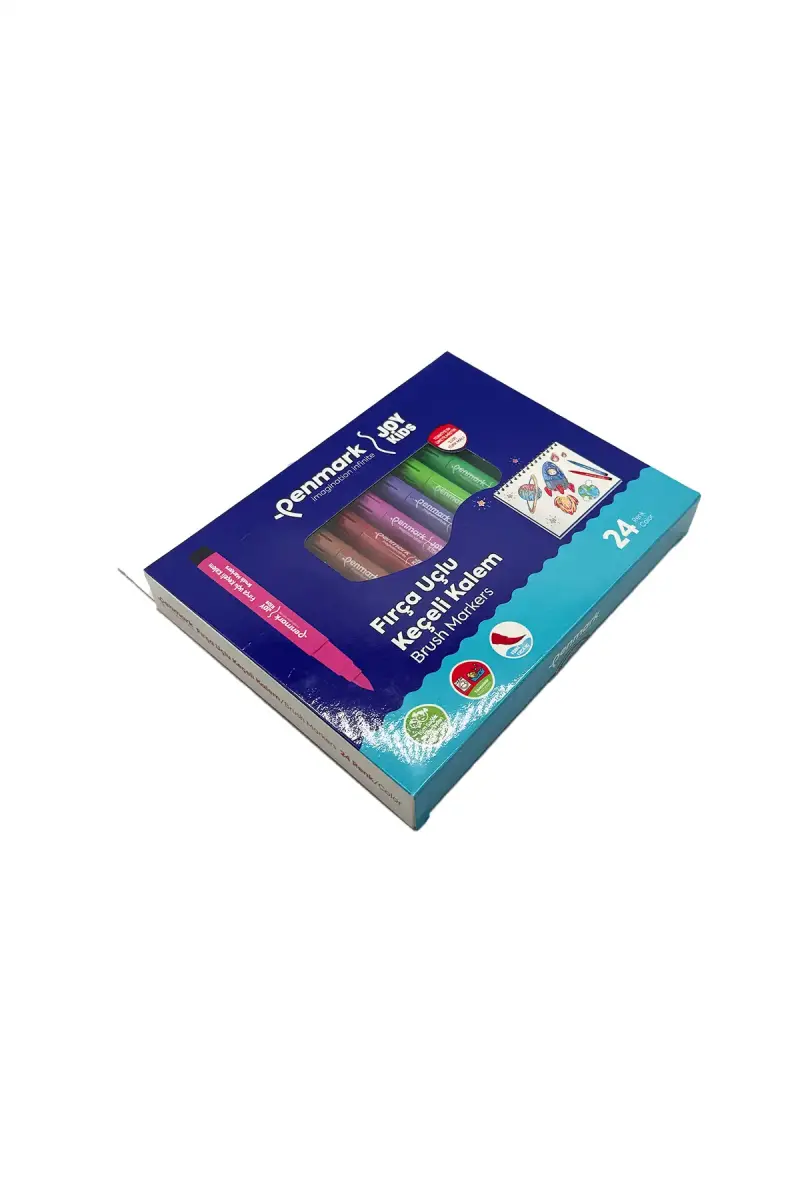 Penmark Yıkanabilir Süper Jumbo Keçeli Kalem Brush Uç 24 Lü - 1