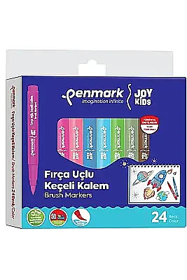 Penmark Yıkanabilir Süper Jumbo Keçeli Kalem Brush Uç 24 Lü - 2