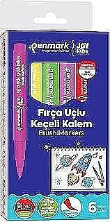 Penmark Yıkanabilir Süper Jumbo Keçeli Kalem Brush Uç 6 Lı - 2