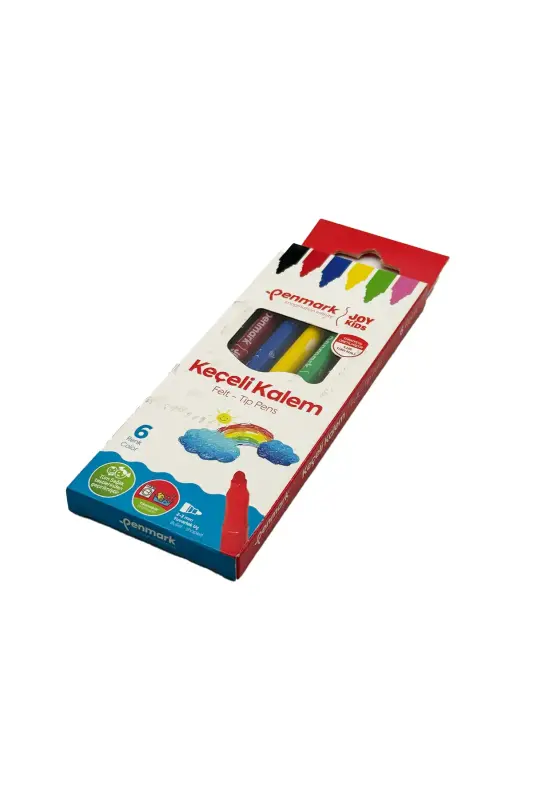 Penmark Yıkanabilir Süper Keçeli Kalem 6 Lı - Penmark