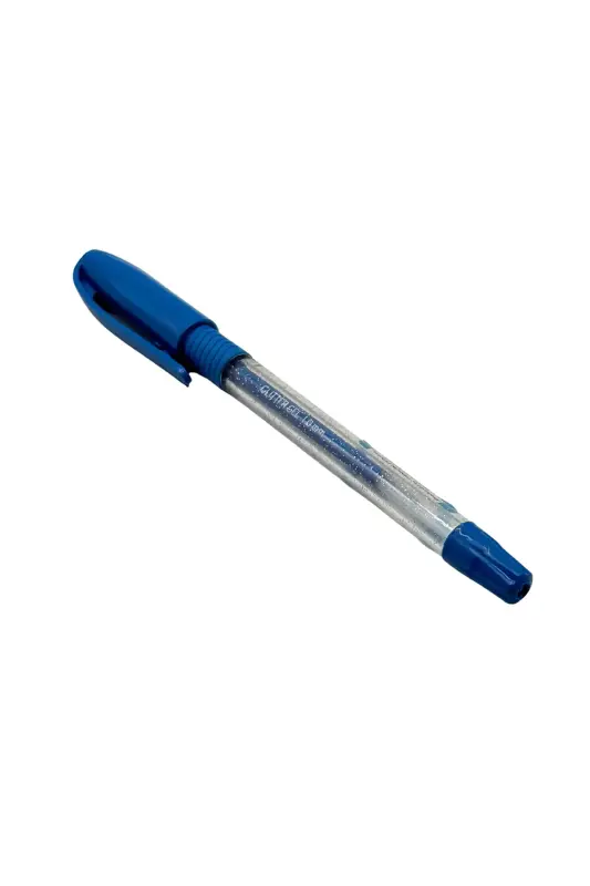 Pensan Glitter Simli Jel Kalem 1 Mm Mavi - Pensan