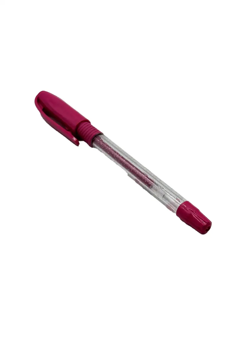 Pensan Glitter Simli Jel Kalem 1 Mm Pembe - 1