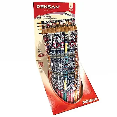 Pensan Kurşun Kalem Figürlü 12 Li - Pensan